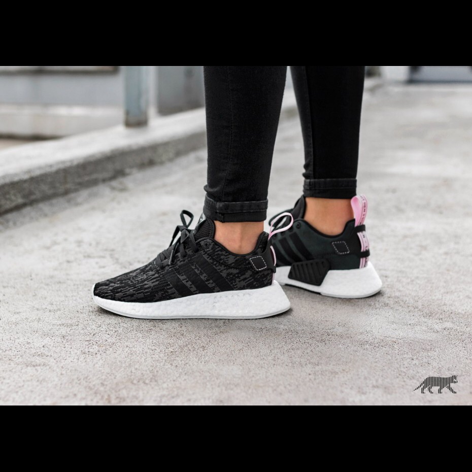 Adidas Nmd_r2 'Core Black' Sz 8 Women’s